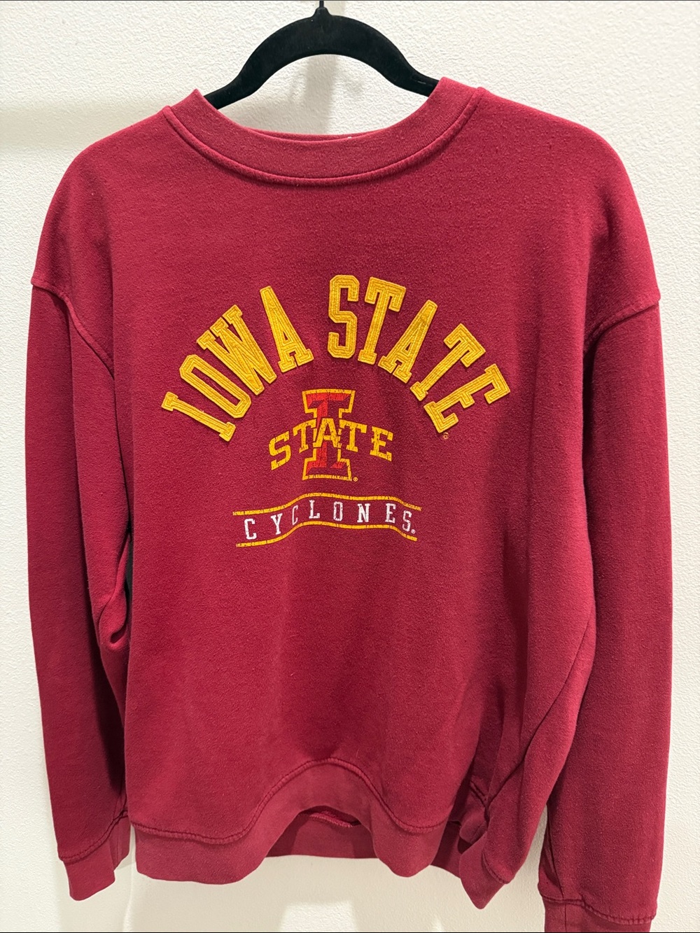 Champion Iowa State Crewneck Sweatshirt with Gold Lettering
